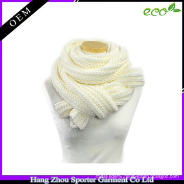 16FZSF05 fall winter women acrylic knitted scarf